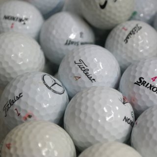 Golfbälle Premium Mix extra TOP BRANDS AA/AAA