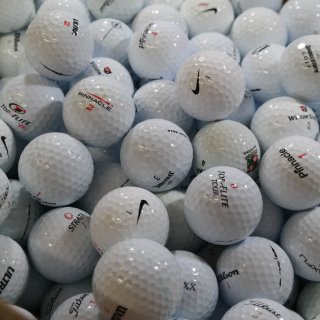 Golfbälle Mix 100 weiß