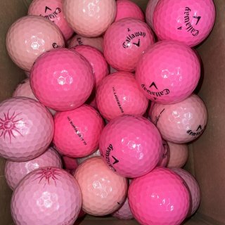 50 CALLAWAY  AA Golfbälle Mix pink rosa