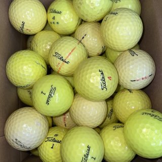 50 TITLEIST Golfbälle gelb A Mix